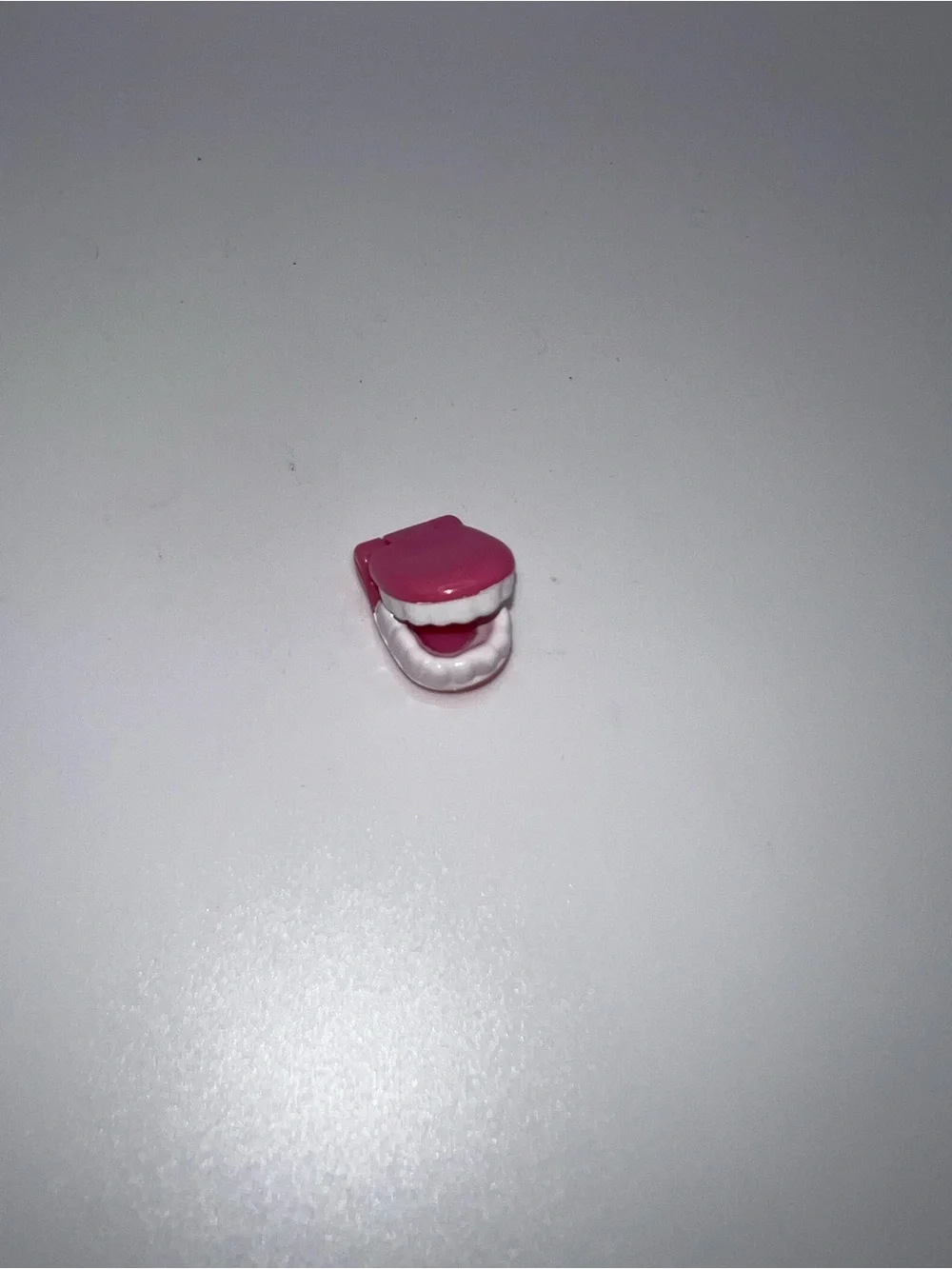 Miniature dollhouse dentures
